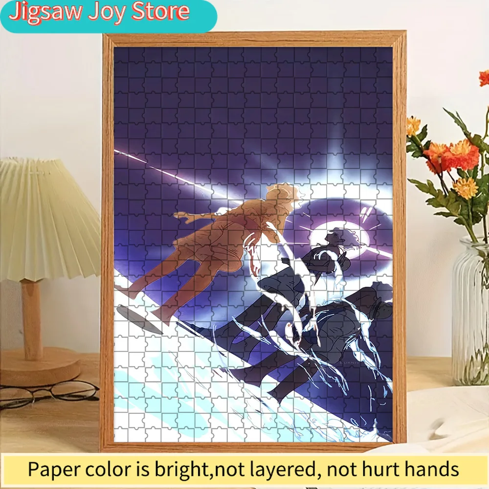 

One Piece Monkey D. Luffy & Portgas D. Ace Sibling Dynamic Scene Glowing Purple Night Sky Lightning Effect Art Paper Jigsaw Puzz