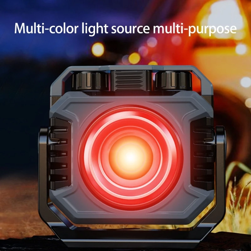 Trabalho portátil FloodLight LED Strong LED Camping Lamp com fonte luz dupla