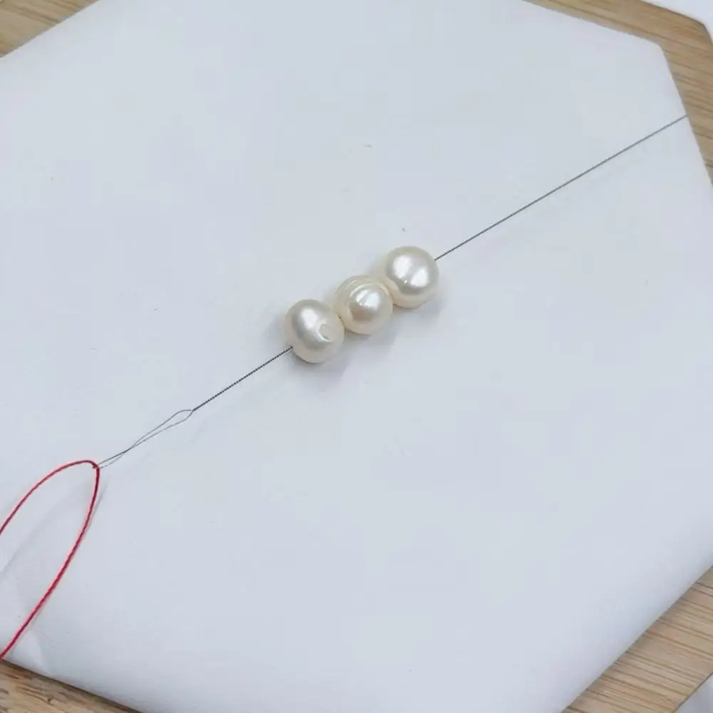 2pcs Wholesale Beading Jewelry DIY Pearl Necklace Threading Small Beads Stainless Steel Pin Needles 0.2mm 8cm