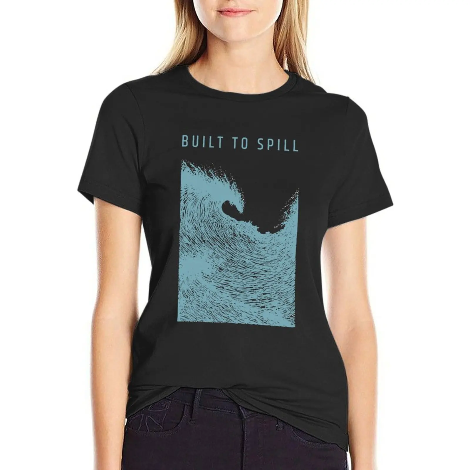 Built to Spill - Tidal Wave graphic for the iconic grunge era, alternative rock band. sound T-Shirt funny tshirts woman