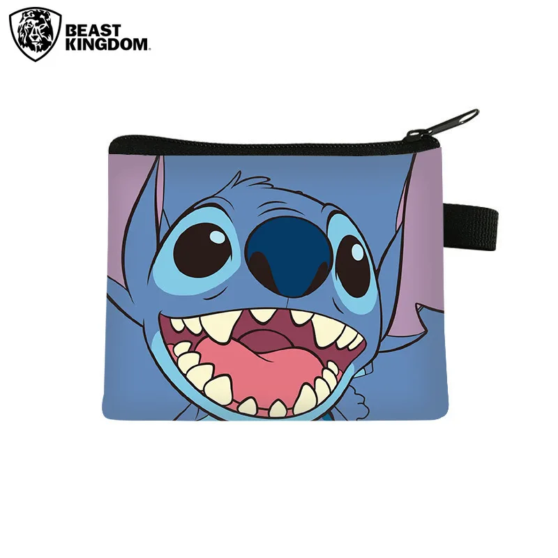 BEAST KINGDOM Stitch portamonete Mini Handbag Cartoon Bags Anime periferiche Cute portamonete regali per bambini portachiavi per adulti