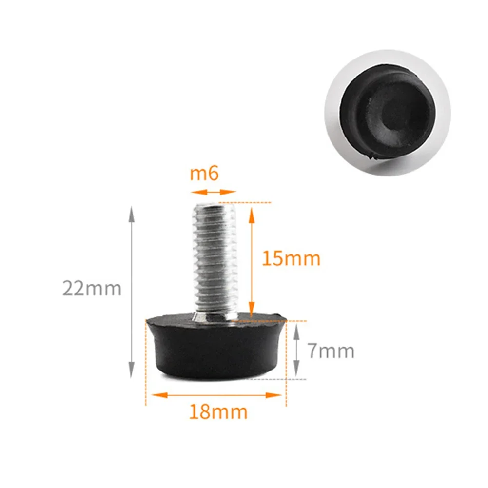 Accessories Leveling Foot Furnishing Parts Furnituren Table On Type Round Base Screw 20 Pc Adjuster Chair Glide