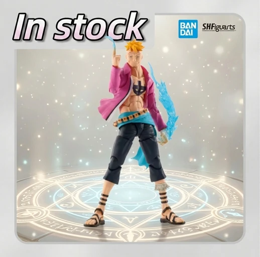 [En Stock] Figura de Acción Bandai One Piece SHF Marco Marineford Summit Battle, Modelo de Anime