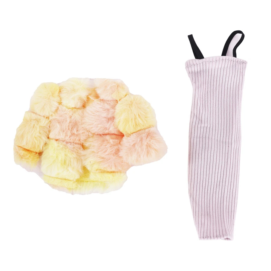 Suitable for 11inch Doll Clothes, Fashionable 30cm Doll Plush Vest Jacket Doll Clothes