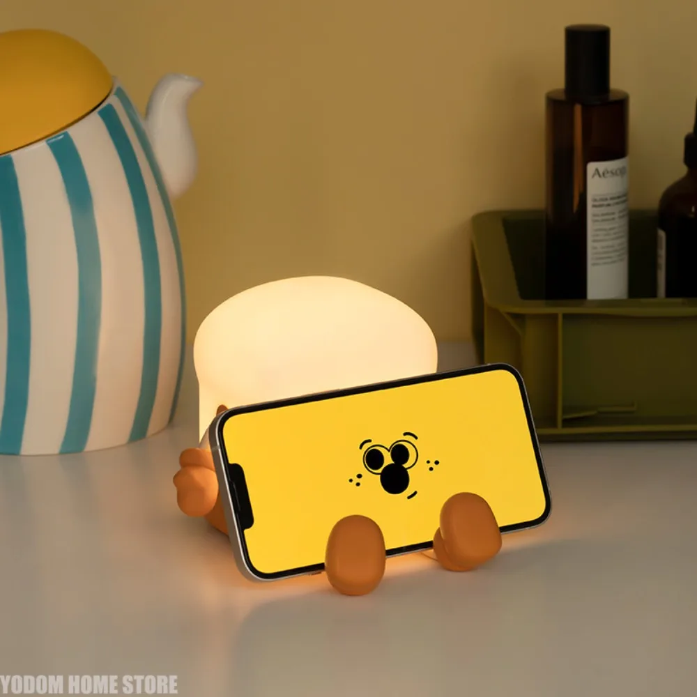 調光可能なシリコンナイトライト、柔らかい保育園用ledスクイーズ、斬新なベッドサイドランプ、子供部屋へのギフト