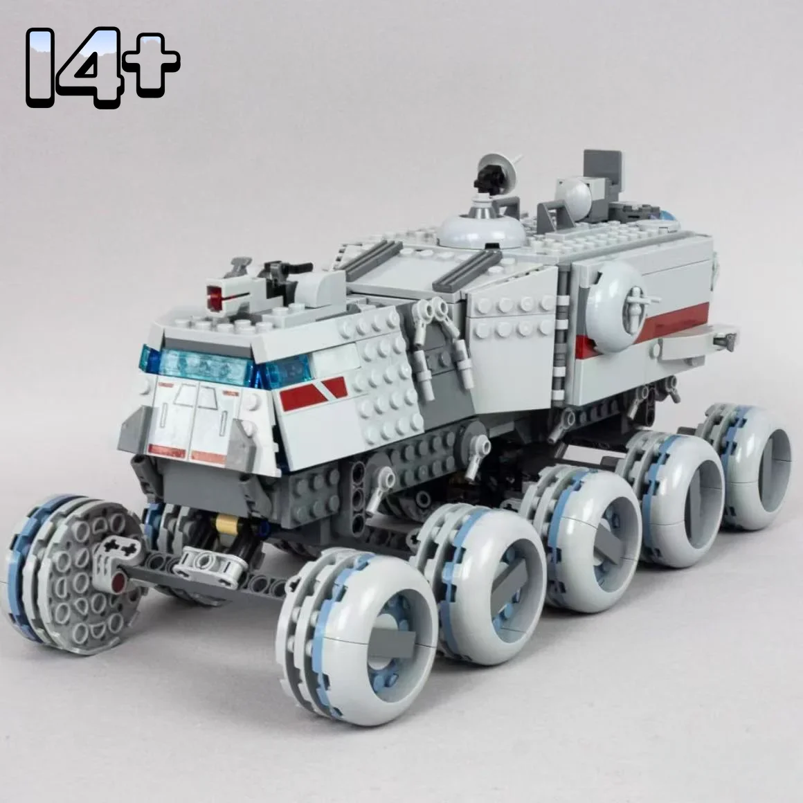 813 piezas Star Interstellar Conflict Republic Juggernaut 75413 Empire Giant Dominator Chariot Bloques de Construcción de Juguetes para Regalo de Cumpleaños