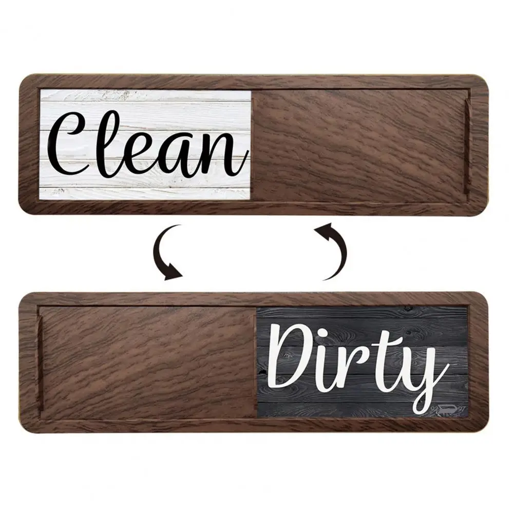 Dishwasher Magnet Clean Dirty Contrast Color Dishwasher Sign Clean Dirty Dishwasher Magnet Easy-to-read Kitchen for Restaurant