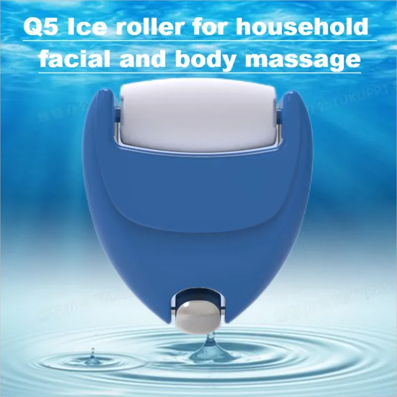 

Q5 Blue Ice Roller Cooling Facial Roller Skin Cooling Eye and Facial Massage Anti â ge Enhancing Facial Anti douleur Outils de