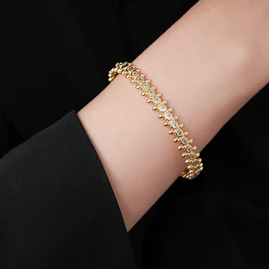 جديد كوريا الجنوبية هندسية بسيطة سوار الأزياء مزاجه تنوعا سوار المرأة المجوهرات #2