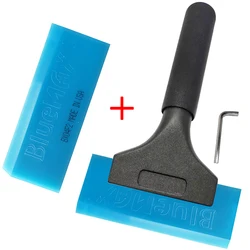 Blue Max Film Rubber Squeegee Vinyl Tint Water Tendon Scraper Long Handle Pro Car Film Window Glass Cleaning Tools B25