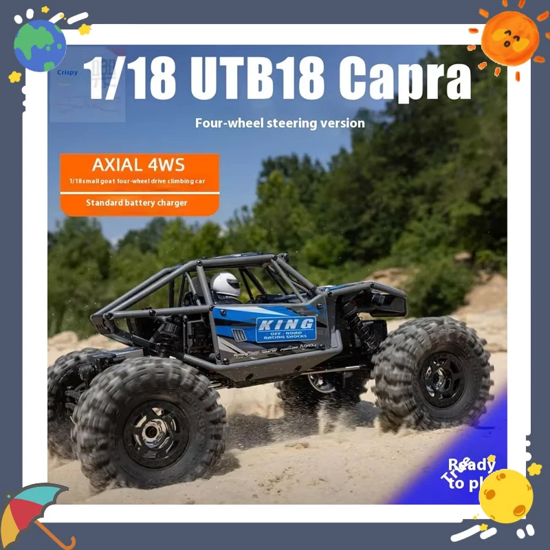 

Осевой Capra Utb18 масштаб 1/18, внедорожник с дистанционным управлением, 4WS, четырехколесный руль, радиоуправляемый автомобиль, маленькая коза, альпинистский подарок для мальчиков
