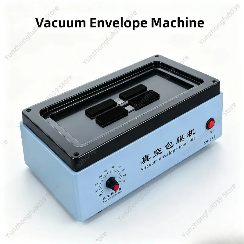 Automatic vacuum mobile phone screen protector laminating machine, universal hydrogel film laminating machine for repair shops