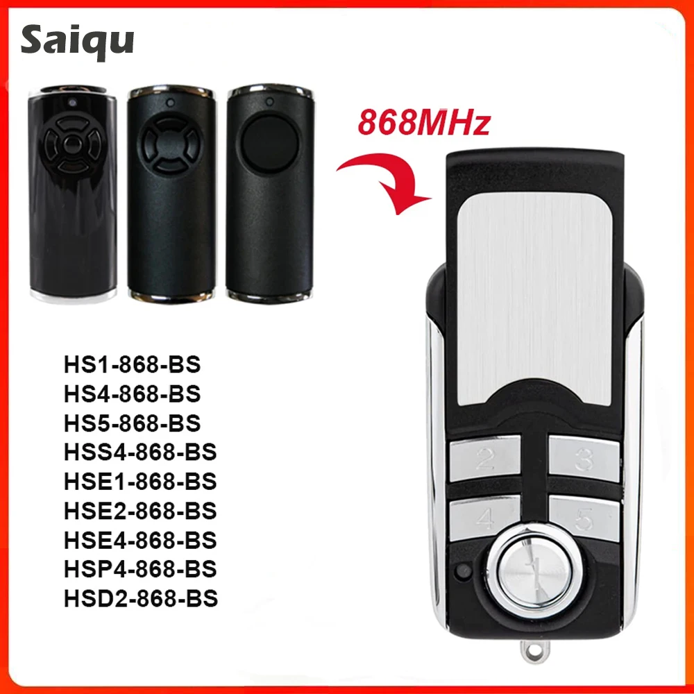 HORMANN HSE2 HSE4 868 BS Remote Control HSE1 4 HS1 4 5 HSS4 HSP4 HSD2 Garage Door Remote Control Duplicator 868.3MHz Gate Opener