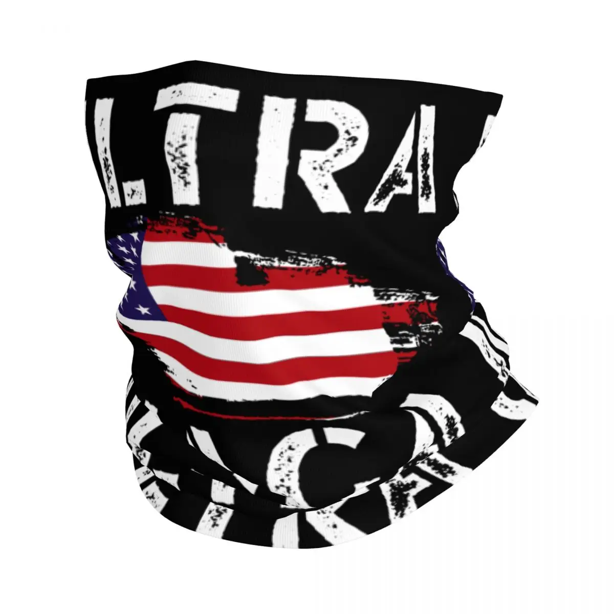 Ultra MAGA Trump Republican American Bandana Neck Cover Print Face Mask sciarpa ciclismo all'aperto sport all'aria aperta Unisex adulto inverno