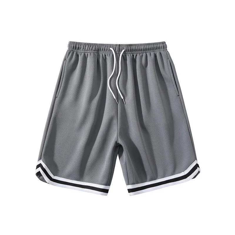 

Летние модные универсальные легкие дышащие шорты для мужчин, впитывающие пот, для активного отдыха и спорта, свободные шорты-бермуды