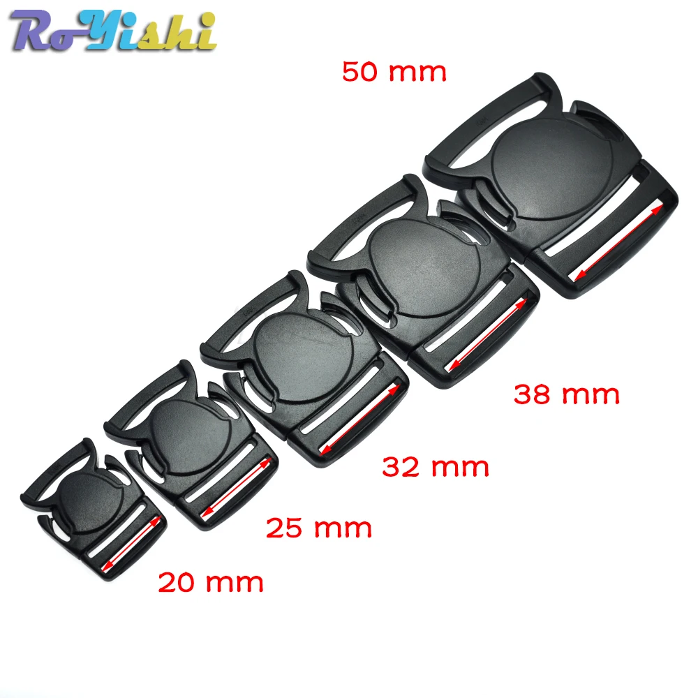 Plastic Side Release Buckles Slimwaist Backpack Straps For Outdoor Sports Bag Travel Bag Accessory