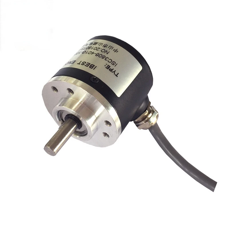 

ISC3806 dc 5V 12V 24V 100 600 1000 2000 2500 ppr Pulse 5mm 6mm Solid Shaft Incremental Optical Rotary Encoder