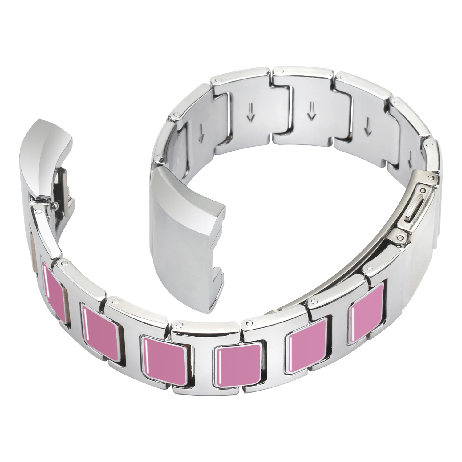 Металлический керамический ремешок для Fitbit Charge 5 6, умный аксессуар для часов Fitbit Charge 2 3 4, сменные аксессуары, браслеты