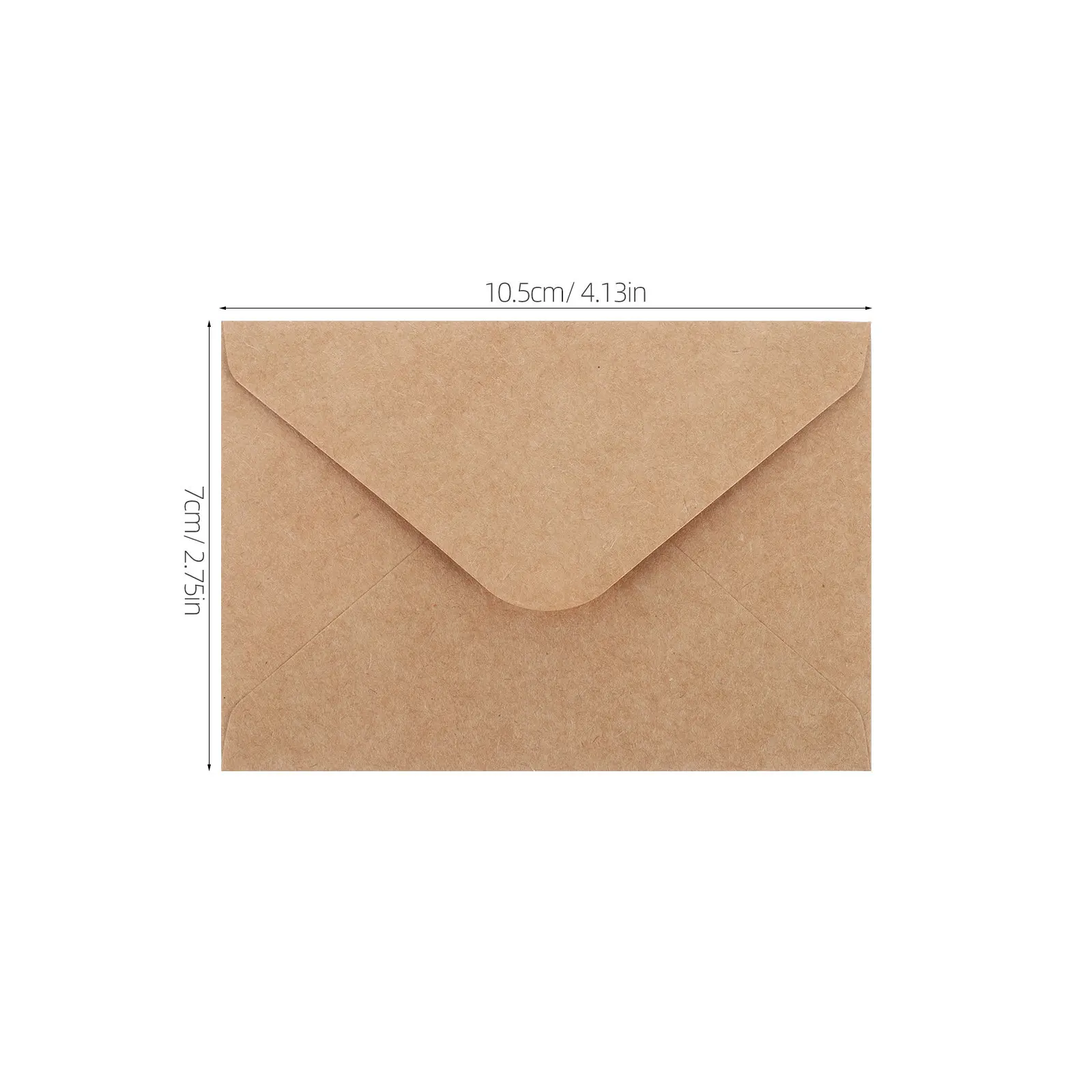 100Pcs Invitation Envelopes Blank Plain for Wedding Graduation Greeting Cards Business Coin Photo Vintage Stationery