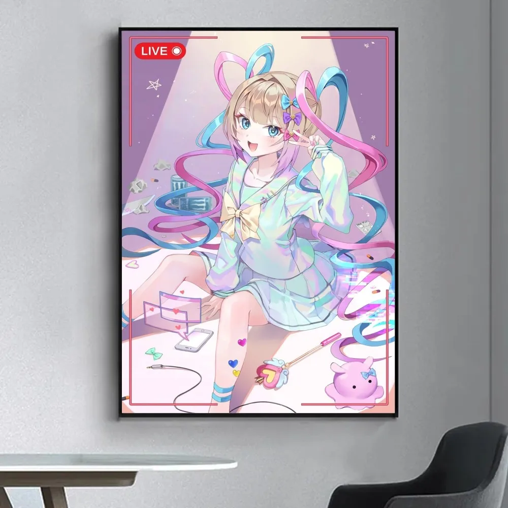 Needy-Girl Overdose Poster Fancy Poster Wall Sticker for Living Room Bar Vintage Decorative Painting Middle