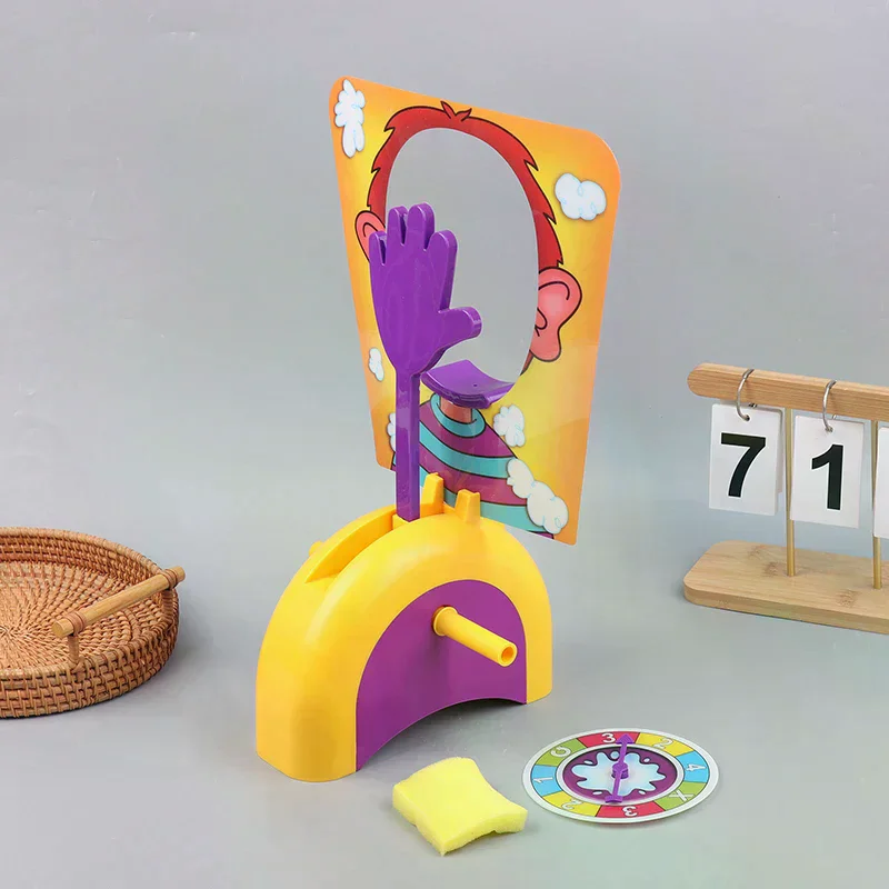 Torta Gioco per il viso Crema montata nel viso Divertente festa Gioco per famiglie Gadget Scherzo Bavaglio Scherzi Giocattoli antistress per bambini
