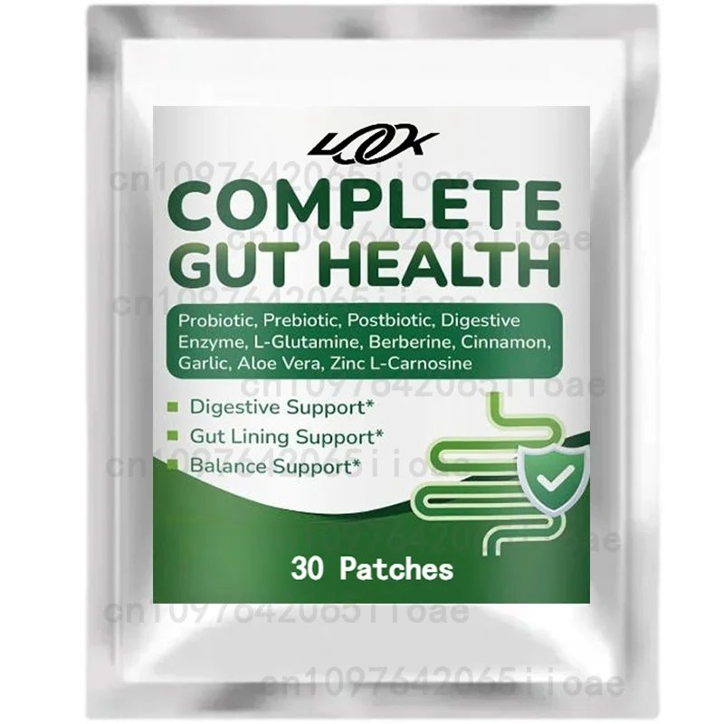 Hot sale 30 Patches Gut Health Supplements - Improve Digestive Comfort 15 Day Cleanse Detox Gut & Colon Support