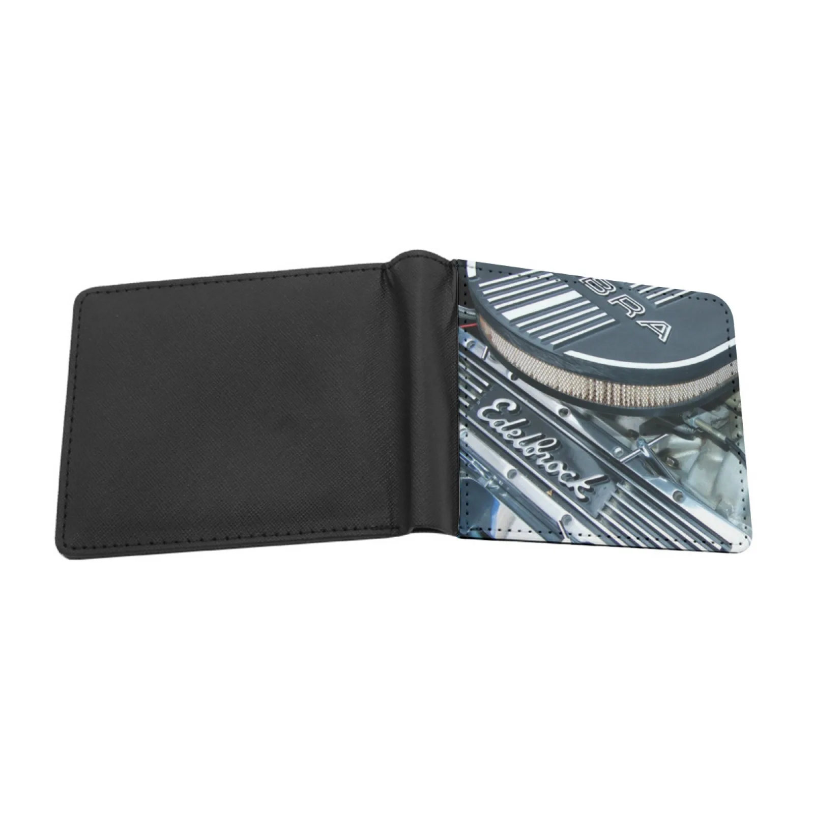 Shelby V8 T Shirts Decals Personalized Men's Leather Wallet Credit Card Pouch Purse Shelby Store Michel Darvert Mechanical V8