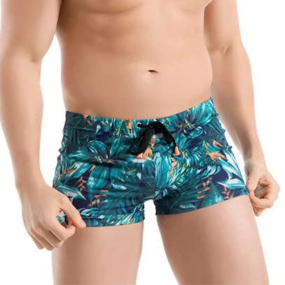 

New Mens Swimming Trunks Swim Shorts Swimwear Beach Wear Surf Briefs Sexy Man Swimsuit Plus Size