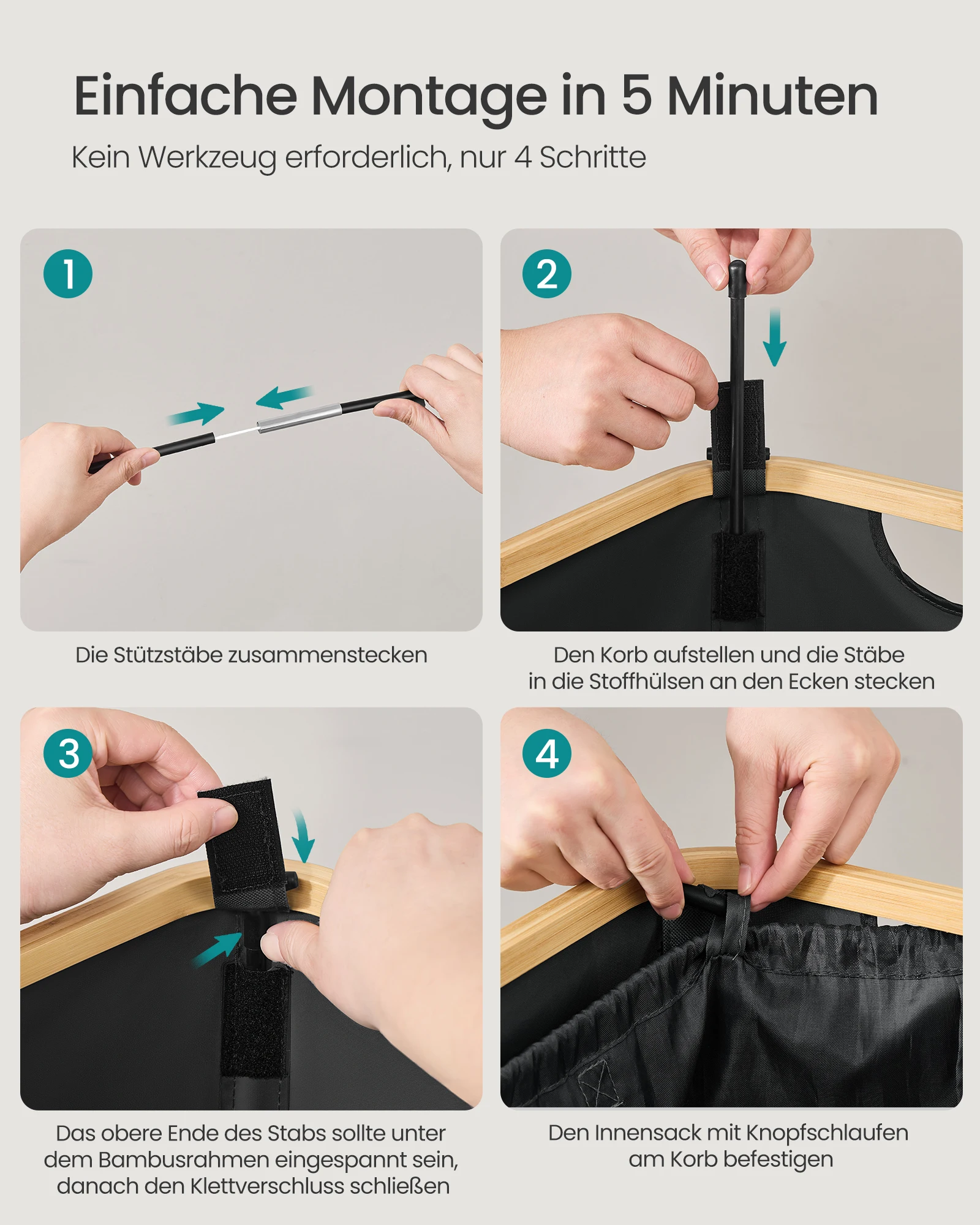 SONGMICS جمع زجاجات الودائع زجاجات الحاويات جامع حاوية فارغة معاد تدويرها مع غطاء ثقب حقيبة داخلية مع مقابض المطبخ