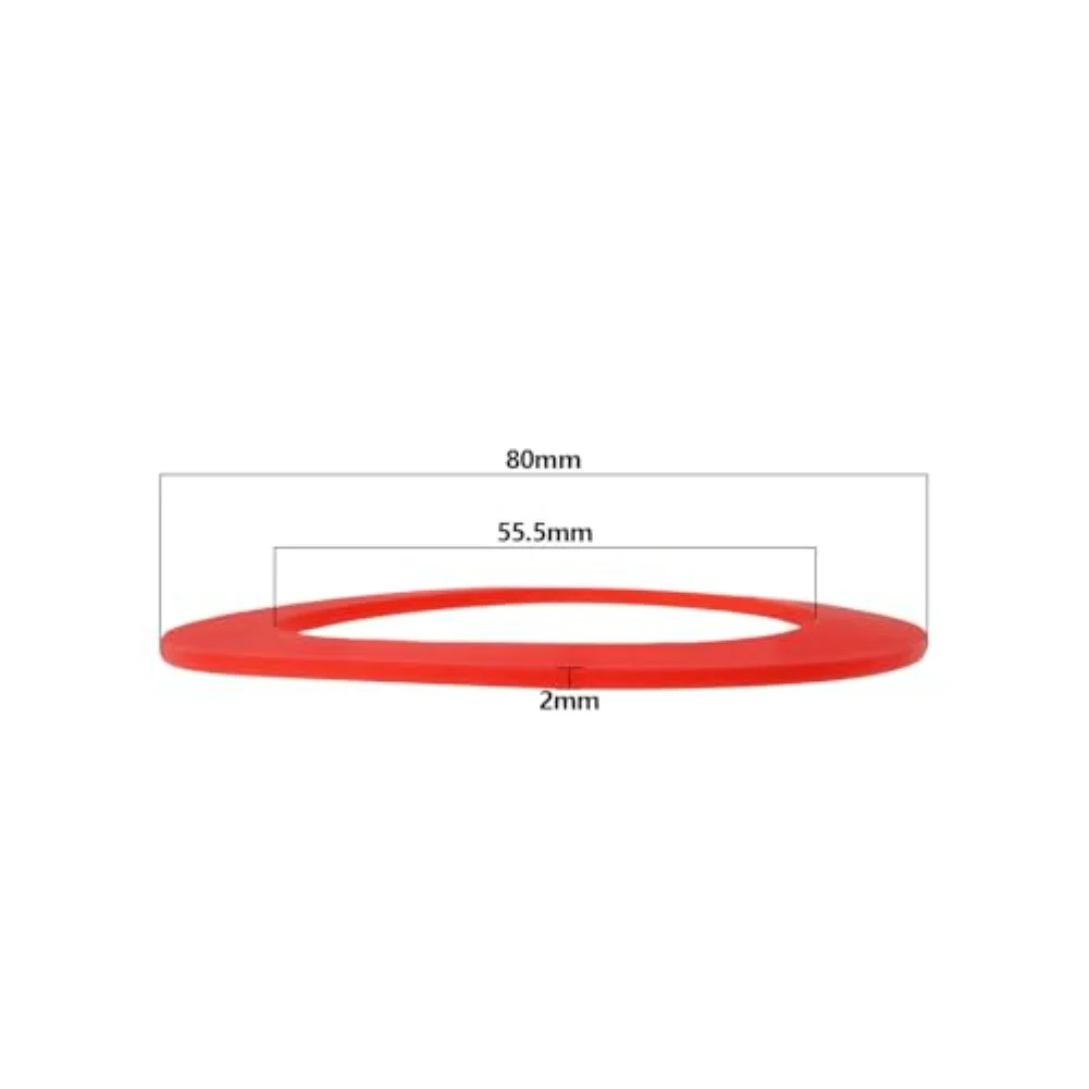 Toilet Flush Valve Rubber Seal for Mansfield 210 211 Compatible GP1059291 Replacement Pack of 4 for Valve Leak Protection