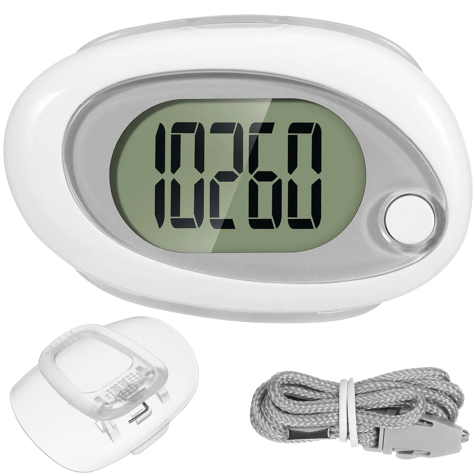 Accurate Clip Step Counter Portable Pedometer Large Screen Walking Tracker Outdoor Fitness Hiking Step Counter