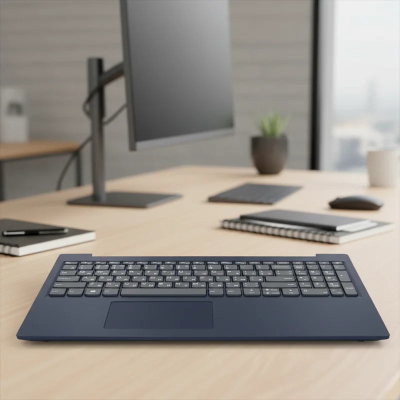 

Blue Upper Case Palmrest Shell Cover Keyboard For Lenovo Ideapad L3 15 15IML05 5CB0X56050 5CB0X56042