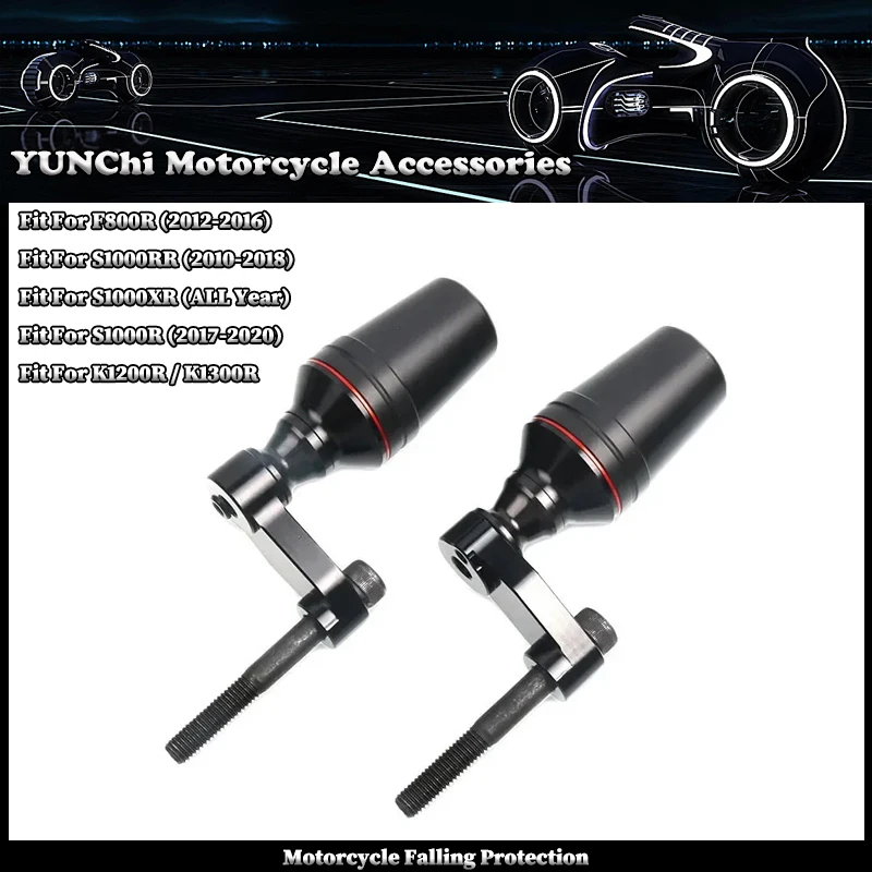 Fit For BMW F800 K1200 K1300 S1000R S1000RR S1000XR Motorcycle Falling Protection Frame Slider Fairing Guard Crash Pad Protector