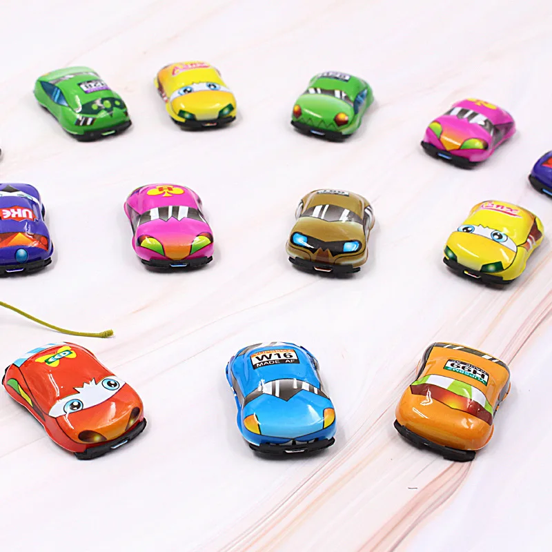 20pcs/lot Cartoon Toys Cute Plastic Pull Back Cars Plane Toy Cars for Child Mini Car Model Funny Kids Toys Kindergarten Toys DDJ image 2