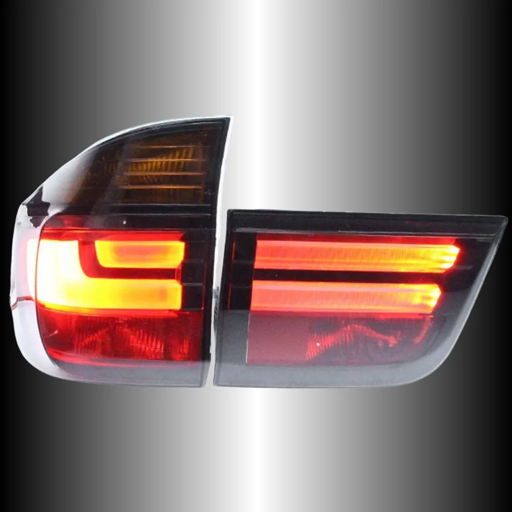 Car LED taillight Lights For BMW X5 E70 Lights 2007 2008 2009 2010 2011 2012 2013 E70 Back Reverse Brake Taillights Assembly