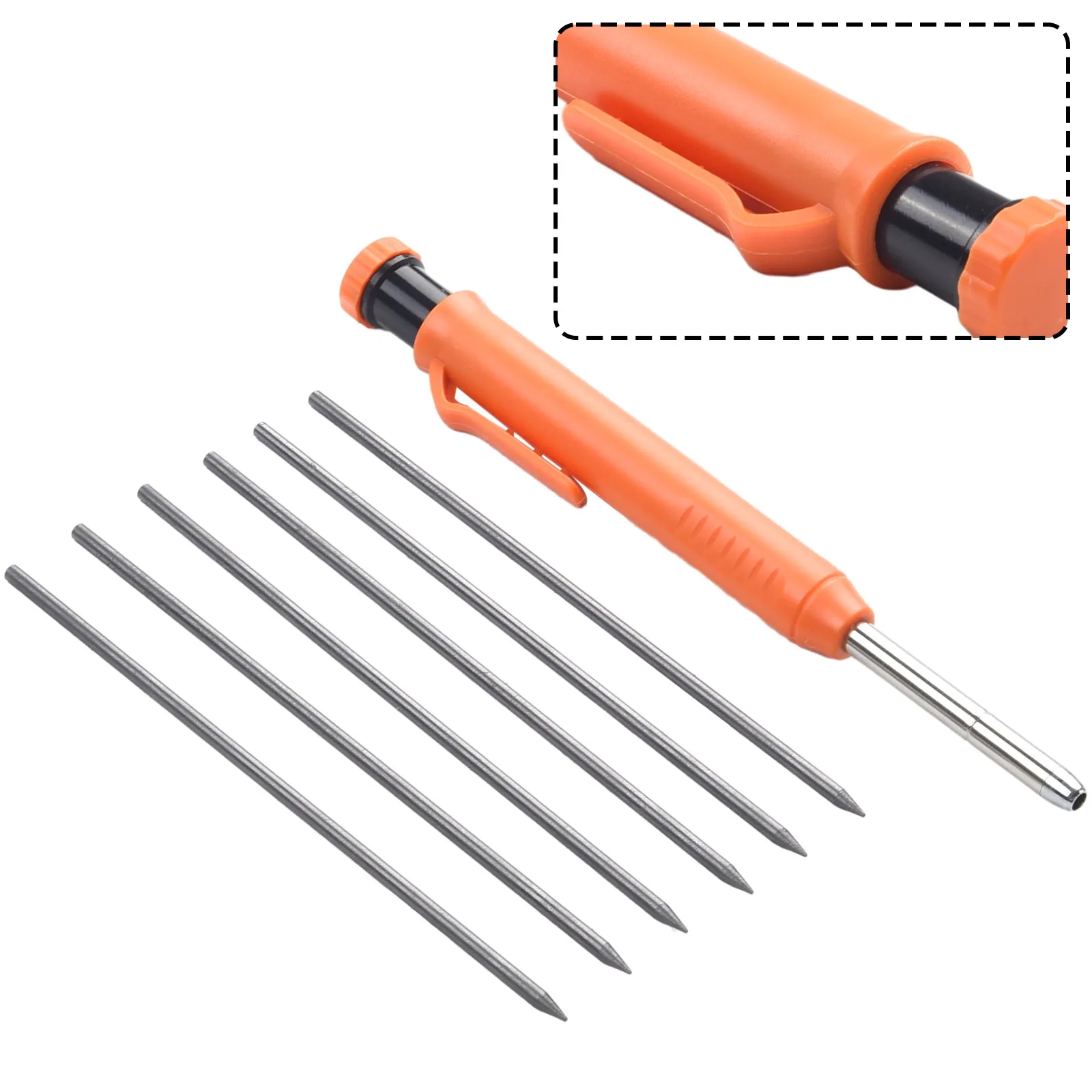 None Pencil Refill Woodworking 7pcs Black Dovetail Engraver Fast Cap Glass Cutters Glass Engraving Orange Carpenter Tools