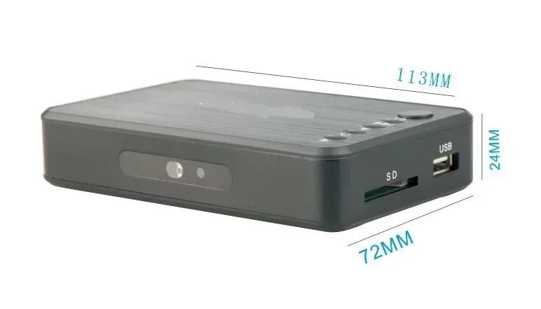 REDAMIGO Portable HD 1080P Support USB Disk HDD SD Card H.264 MKV Multimedia Media Player For HDMI-compatible AV VGA Input TV