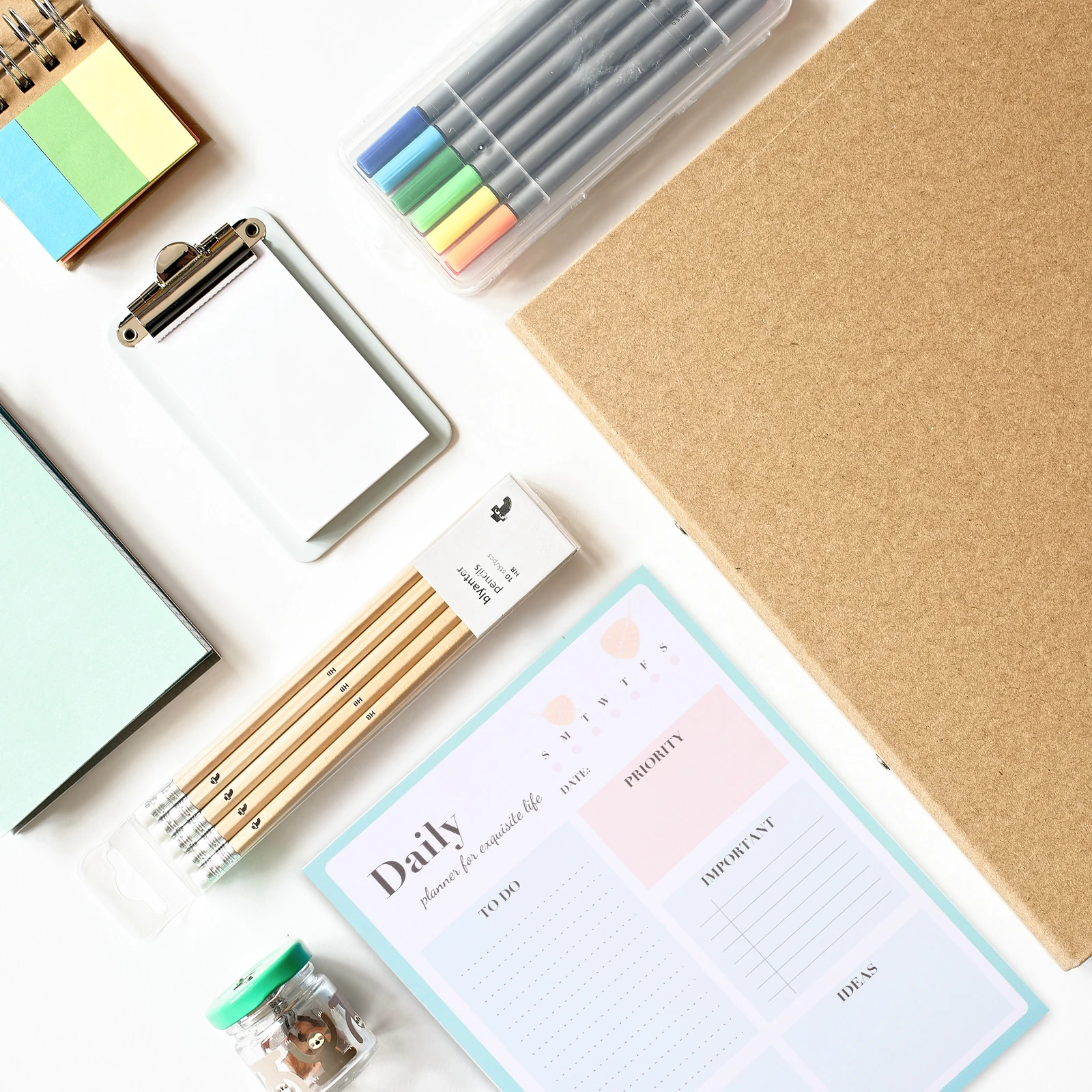 

Daily Planner Notepad Task Schedule Notebook Tearable Office Planner To Do List Weekly Goals Simplicity Note Pad Productivity