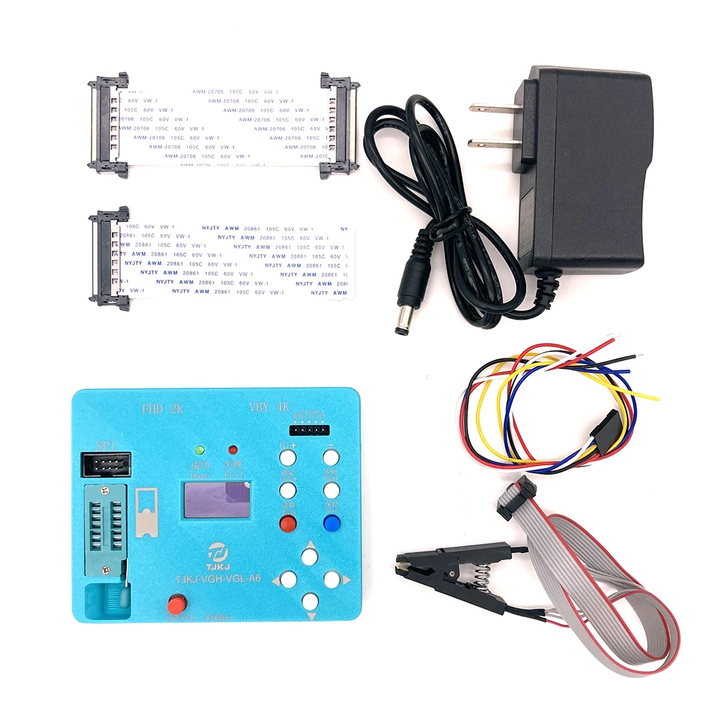 TJKJ-VGH-VGL-A6 DC Programmer VGH VGL AVDD Voltage Burner for LCD TV Panel FHD 2K VBY 4K No Computer Required LCD Repair Tool