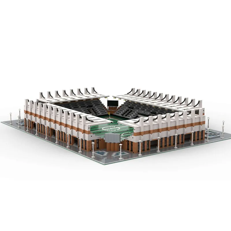 Modular City Building Model Moc Building Blocks Modular Sports Stadium Technology Bricks DIY Assembly Street View Toys Gifts