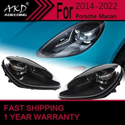 Car Lights for Porsche Macan LED Headlight 2014-2022 Macan Head Lamp Drl Projector Lens Automotive Accessories