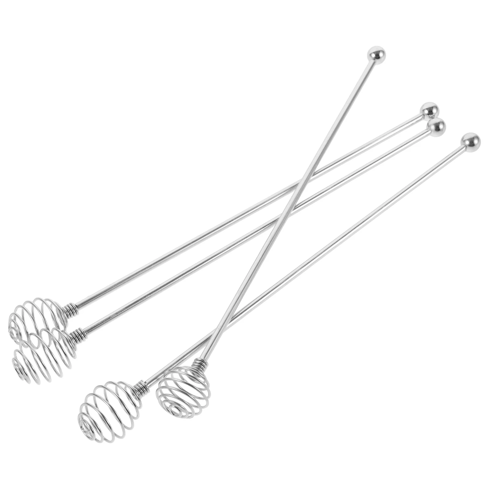 

4Pcs Honey Shape Stainless Steel Stirring Sticks Reusable Beverage Coffee Cocktail Swizzle Mixing Rods for Parties Bars