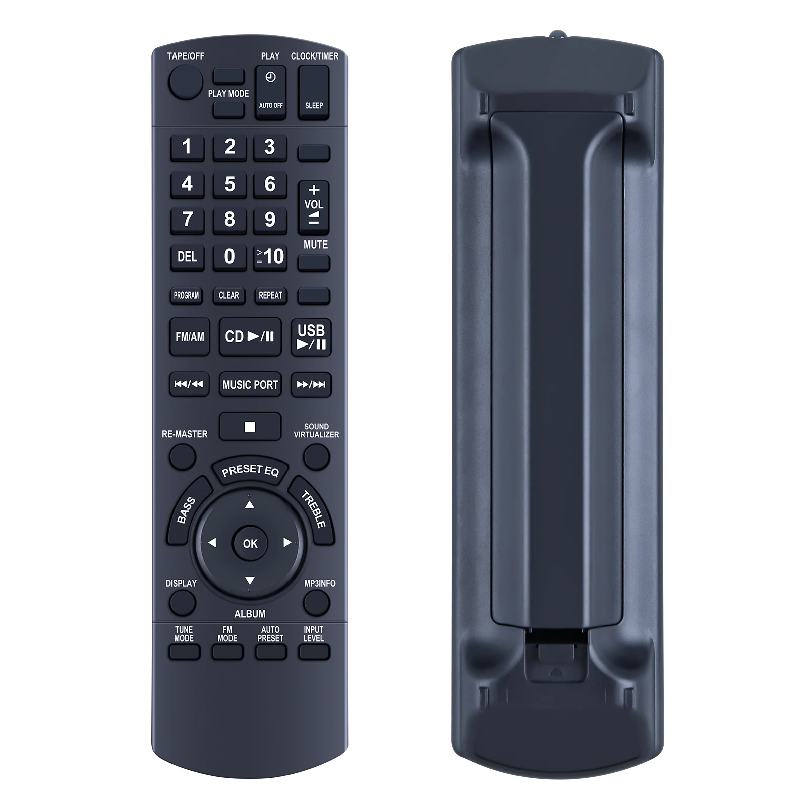 N2QAYA00008 جهاز التحكم عن بعد لنظام القرص المضغوط الاستريو المحمول باناسونيك N2QAYA00008 RX-D55 RX-D55EG RX-D55AEG-K RX-D55AEGK #2