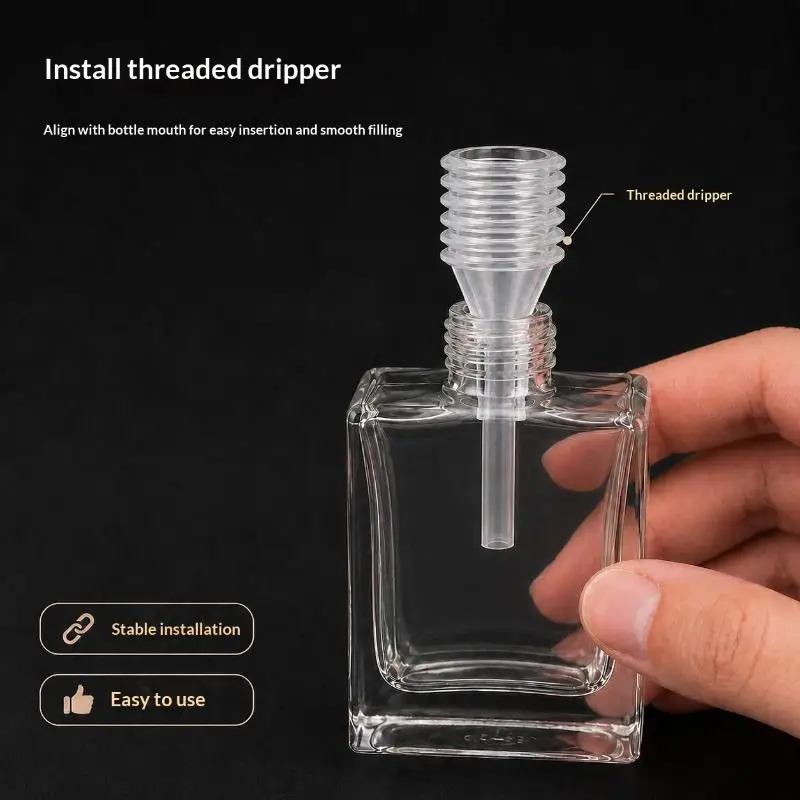 Parfüm-Nachfüllwerkzeug-Set: Kunststoff-Diffusor, Spritze, Strohhalm, Tropfer, Trichter, Sprühflasche, erforderliche Kosmetikwerkzeuge, Pumpenextraktor – Detail 16