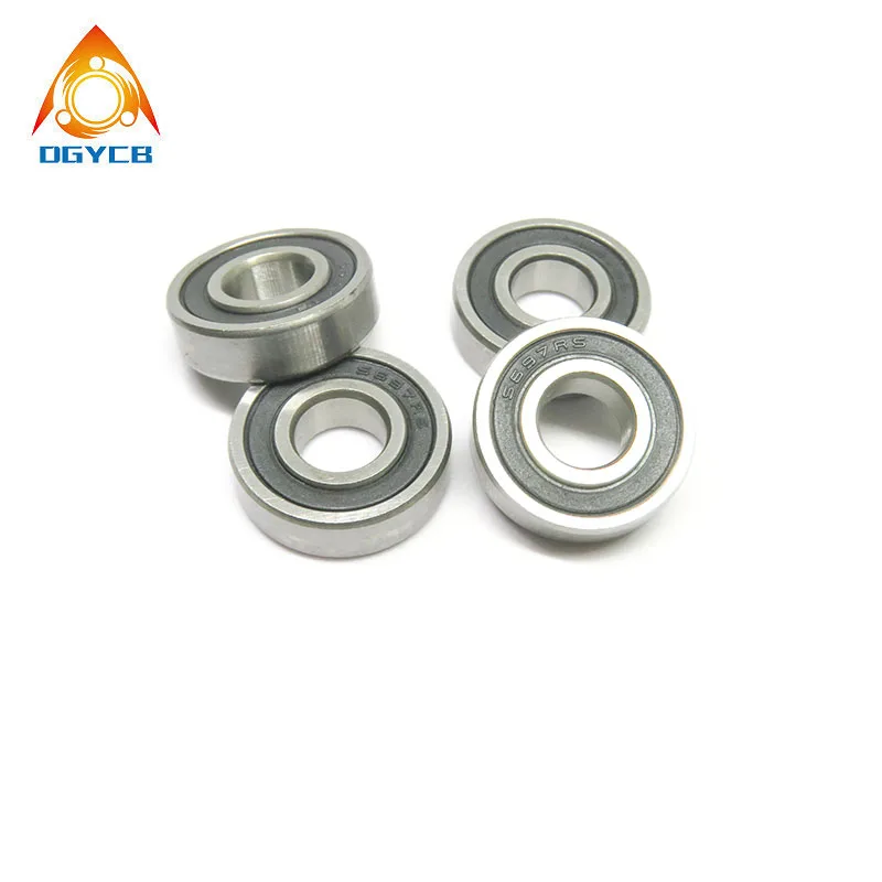 10pcs S697RS Bearing 7x17x5 697RS Stainless Steel Bearing S697 2RS Deep Groove Ball Bearing 7*17*5 693 694 695 696 698 RS 2RS