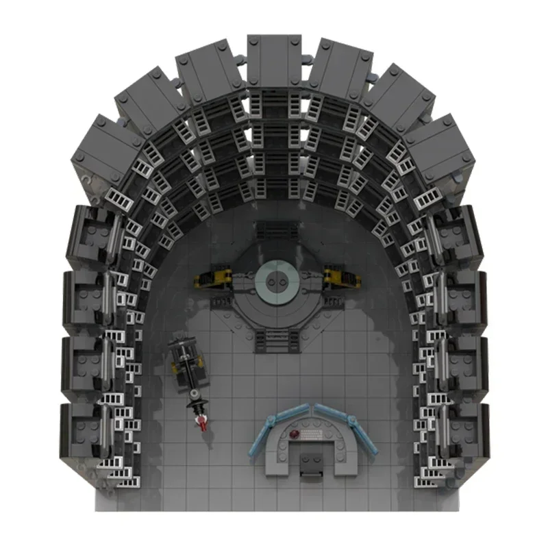 Modello di film popolare Collezione di mattoni da costruzione Moc Tecnologia Hall Of Armor Blocchi modulari Regalo Giocattoli di Natale Set fai da te Assemblaggio