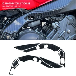 Motosiklet aksesuarları reçine çizilmeye dayanıklı duvar çerçeve koruma çıkartmalar Yamaha TRACER 9 2022-2023 için 3D Sticker