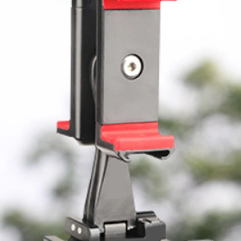 Clamp per telefono a doppio telefono regolabile con rotazione a 360 ° per studio e esterno Utilizzare il supporto per le Vlogger