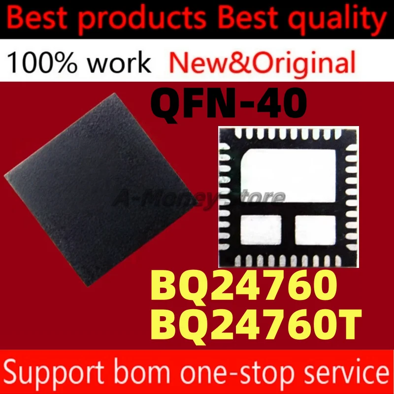 

(2-5pcs)BQ24760 24760 BQ24760RSBR BQ24760TRSBR BQ24760T 24760T QFN-40