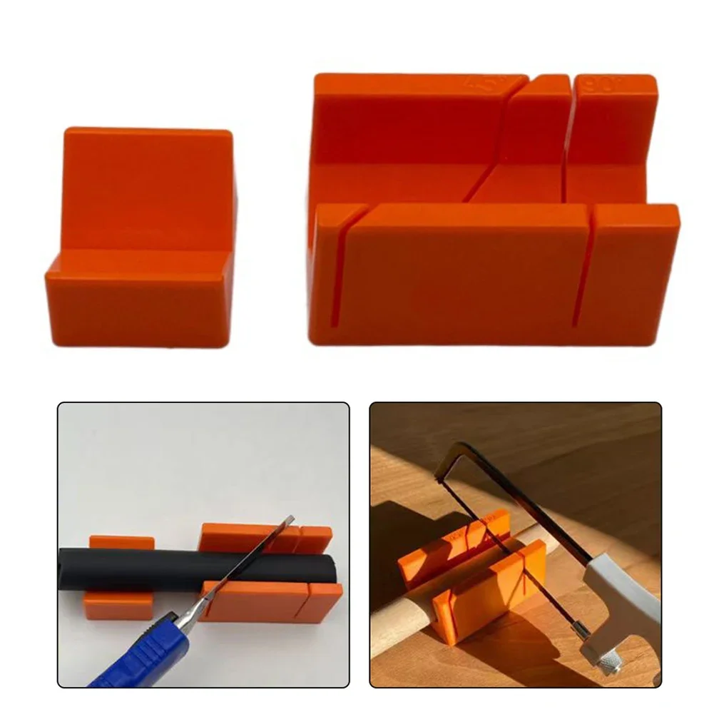 

Portable Woodworking Miter Box Set Bevel Cuts Saw Guides 90° And 45° Or On-the-go Woodworking Projects Without Sacrificing